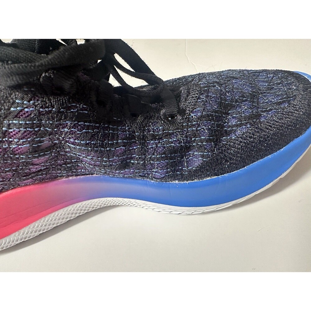 Under Armour Flow Velociti Wind  Running Tenis Black Pink And Blue Size 7 - Picture 5 of 13